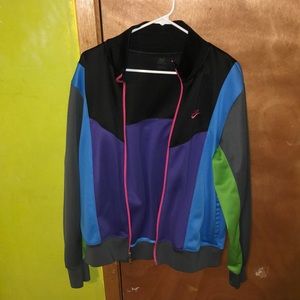 Rare multicolored Nike track hoodie - SIZE MEDIUM GREAT CONDITION!